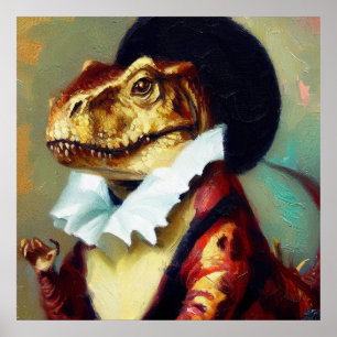 Affiche T Rex Shakespeare