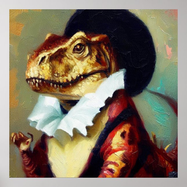 Affiche T Rex Shakespeare (Devant)