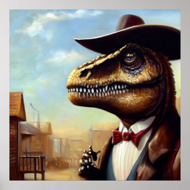 Affiche T Rex Sheriff (Devant)