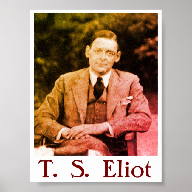 Affiche T. S. Eliot (Devant)