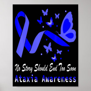 Affiche T-Shirt75 Support pour papillon de sensibilisation