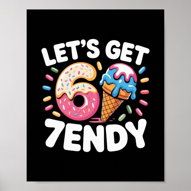 Affiche T-shirt 6 7 Meme Six Seven Chemise Pour (Devant)