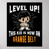T-shirt cadeau de récompense de ceinture orange po