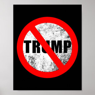 Affiche T-shirt cadeau élection symbole anti-Trump
