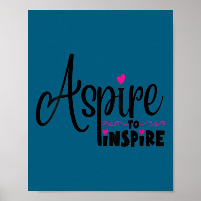 Affiche T-shirt cadeau motivationnel sitive pour femmes As (Devant)