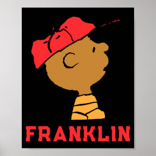 Affiche T Shirt Casquette de Baseball Peanuts Franklin