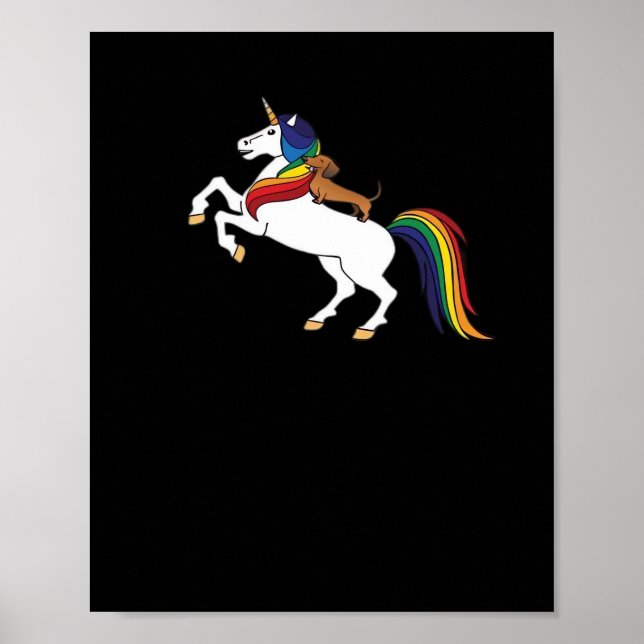 Affiche T-Shirt Classique Teckel (Devant)
