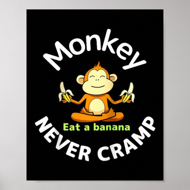 Affiche T-shirt de baseball à manches Raglan Monkey Never  (Devant)