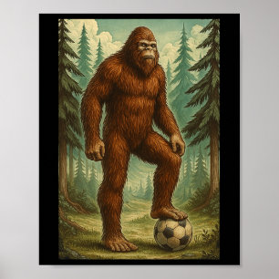 Affiche T-shirt de foot drôle pour garçons hommes joueurs