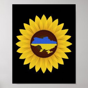 Affiche T-shirt de soutien à l'Ukraine