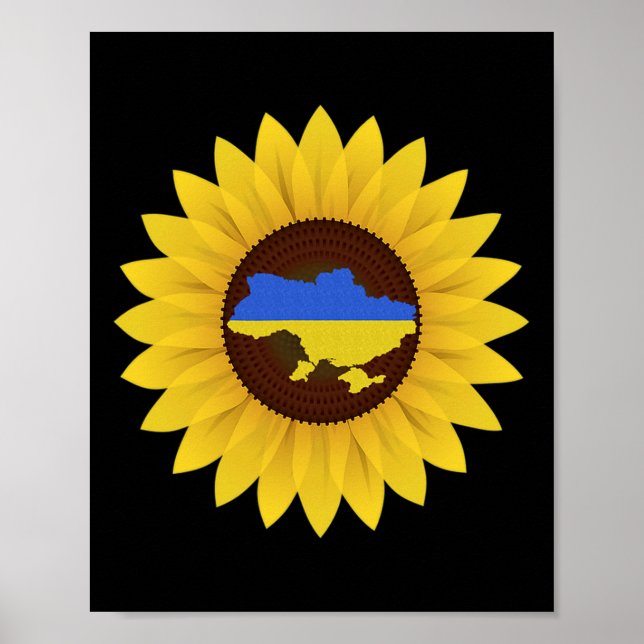 Affiche T-shirt de soutien à l'Ukraine  (Devant)