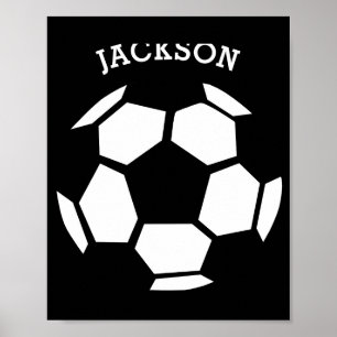 Affiche T Shirt de Sport Enfant Personnalisé avec Ballon d