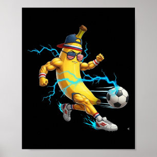 Affiche T-shirt drôle de joueur de football Nana Cool Usa 