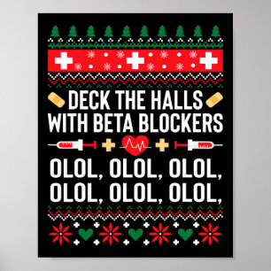 Affiche T-shirt drôle de Noël pour infirmière, cadeau de N