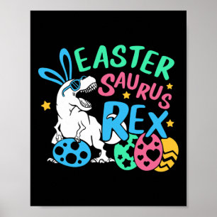 Affiche T-shirt Easter Eastersaurus T-rex Jour de Pâques, 