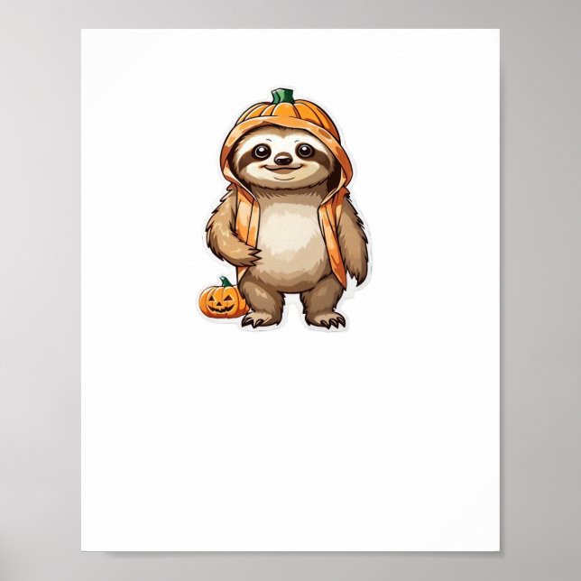 Affiche T-shirt Essential de Slothster Halloween (Devant)