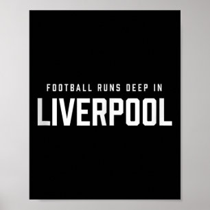 Affiche T-shirt Football Profond à Liverpool