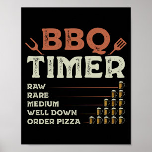 Affiche T-shirt homme drôle barbecue grill chef maître de 