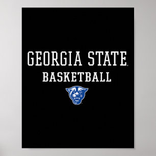 Affiche T-shirt homme Georgia State R Icon Sketll - Panthe