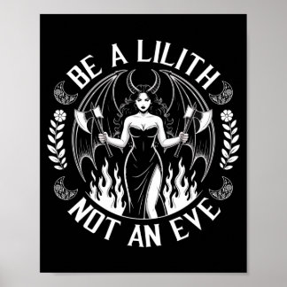 Affiche T-shirt Homme Sois Une Lilith Pas Une Eve Hallowee