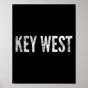 Affiche T-shirt Key West Floride Keys Plage Coucher de sol