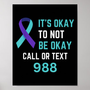 Affiche T-shirt Ligne d'assistance Prévention du suicide 9
