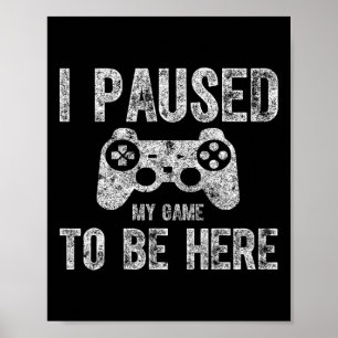Affiche T-shirt mignon de joueur de jeu vidéo drôle J'ai m