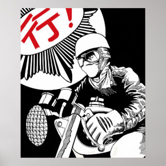 Affiche T-shirt moto