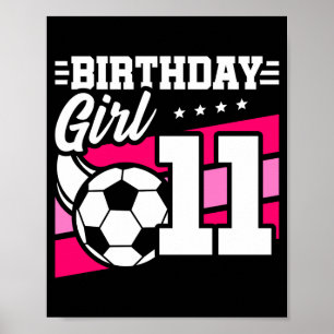 Affiche T-shirt pour fille de 11 ans pour anniversaire de