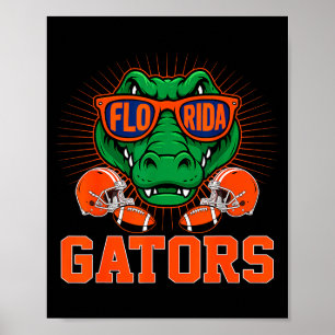 Affiche T-shirt Rétro Gators Mignons Gators Femmes Hommes