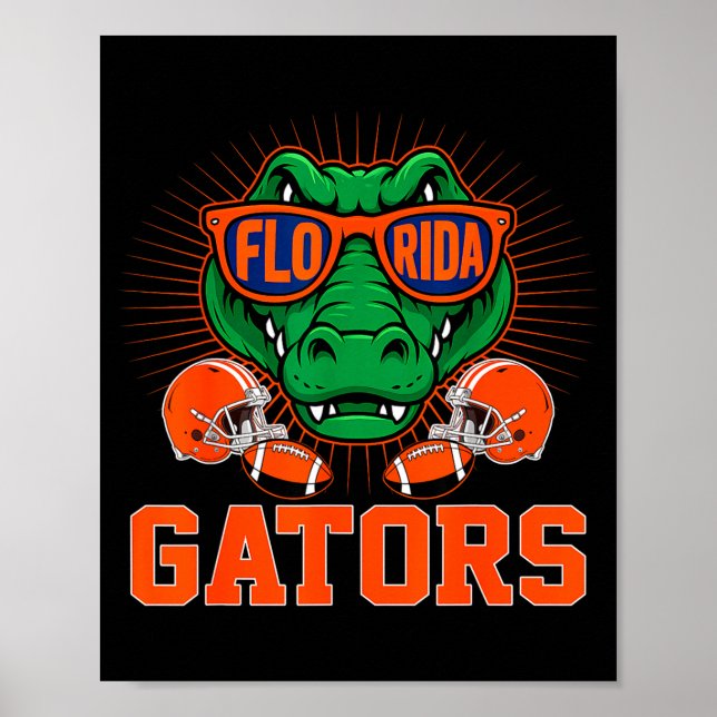Affiche T-shirt Rétro Gators Mignons Gators Femmes Hommes  (Devant)