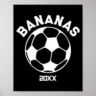 Affiche T Shirt Saison De Football Pour Enfants Nom De L'é