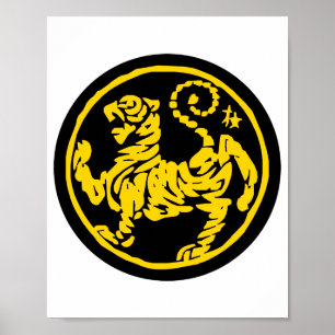 Affiche T Shirt Shotokan Tigre