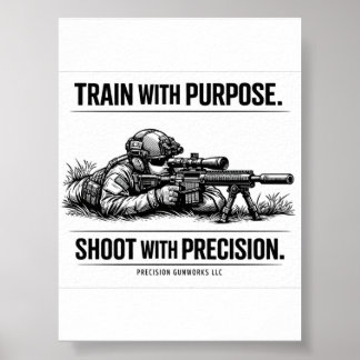 Affiche T-Shirt Train with Purpose Marksman Téléchargement