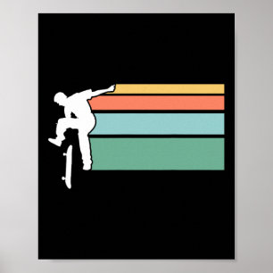 Affiche T Shirt Vintage Skateboard