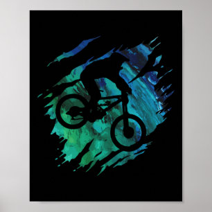 Affiche T-shirt VTT Vélo de Montagne Cadeau Downhill Mtb