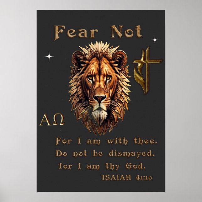 Affiche T-shirts avec écritures bibliques (Devant)