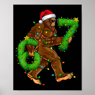 Affiche T-shirts drôles de Noël Six Seven 6 7 Meme Bigfoot