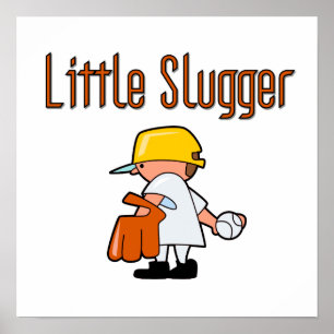 Affiche T-shirts et cadeaux de baseball Little Slugger