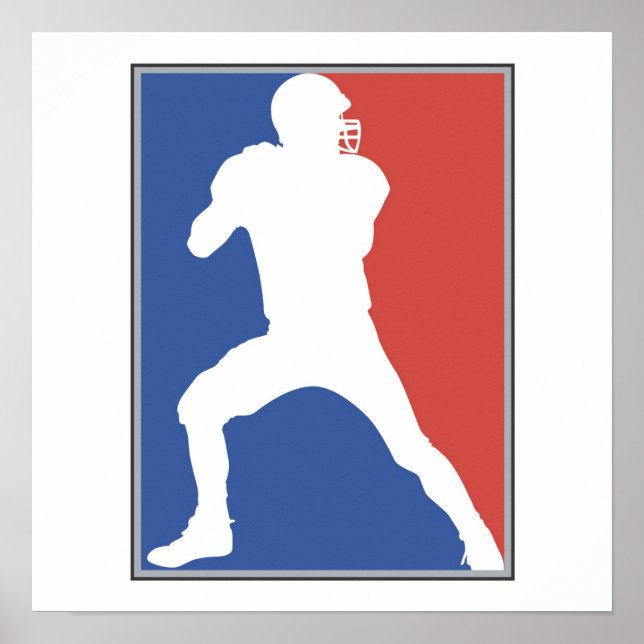 Affiche T-shirts et cadeaux du joueur de football américai (Devant)