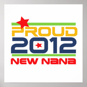 Affiche T-shirts et cadeaux Fiers Nana 2012