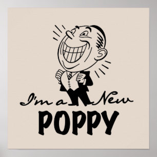 Affiche T-shirts et cadeaux Smiling New Poppy