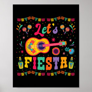 Affiche T-shirts pour femmes et hommes pour la fête Cinco