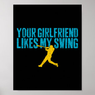 Affiche Ta copine aime mon swing Funny Bysebyll