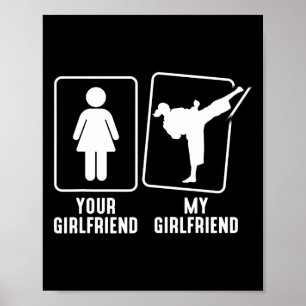 Affiche Ta Copine Ma Copine Mma Judo Tkw Kung Fu