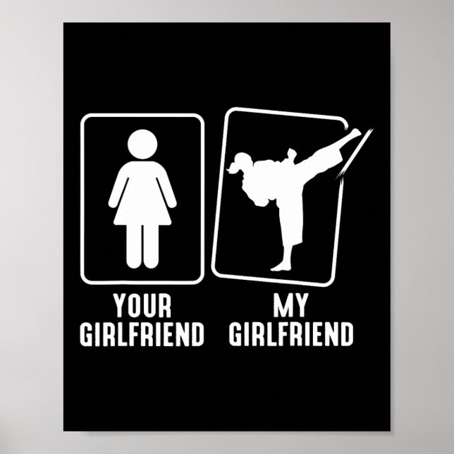 Affiche Ta Copine Ma Copine Mma Judo Tkw Kung Fu (Devant)