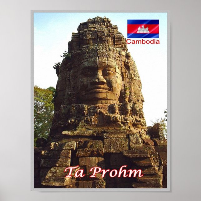 Affiche Ta Prohm - Cambodge - (Devant)