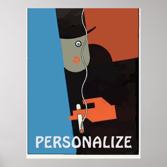 Affiche Tabagisme Abstrait (Devant)