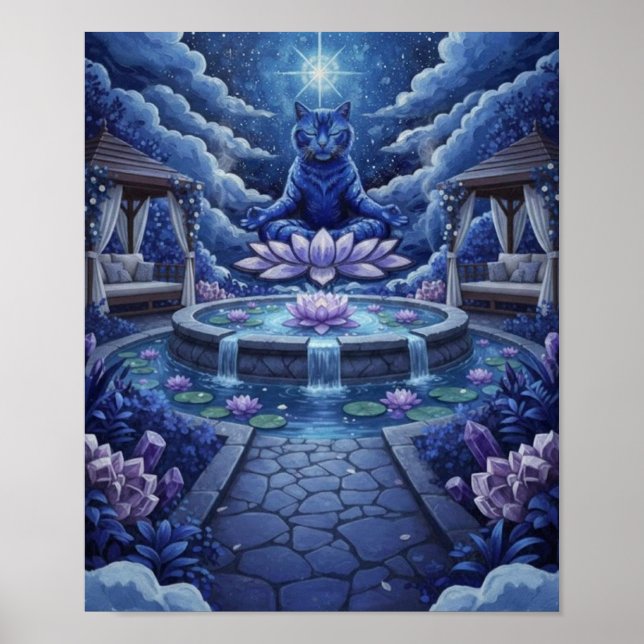 Affiche TabbyCatMeditation (Devant)