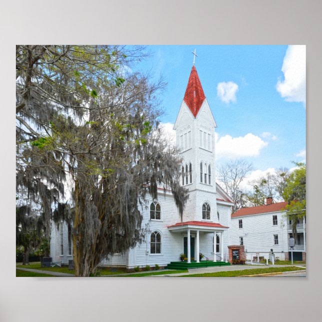 Affiche Tabernacle Baptist Church, Beaufort (Devant)